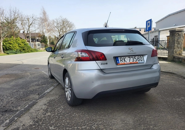 Peugeot 308 cena 36300 przebieg: 198000, rok produkcji 2016 z Gryfice małe 631